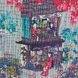 Libra Scenic Sleeveless Pleated Blouse